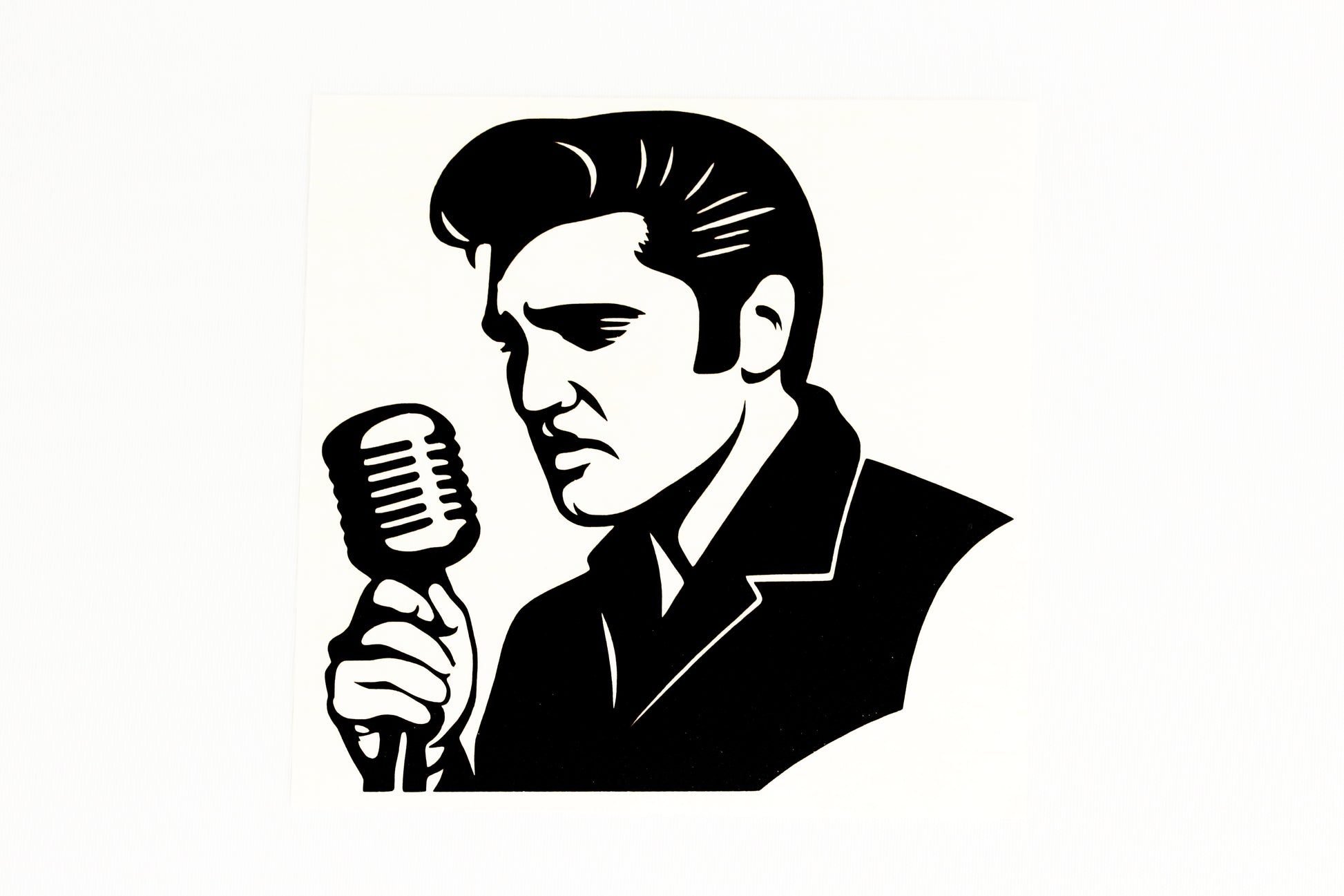 Elvis The King Of Rock N Roll Wall Car Bumper Sticker Vinyl Decal #4 - klmarket.uk