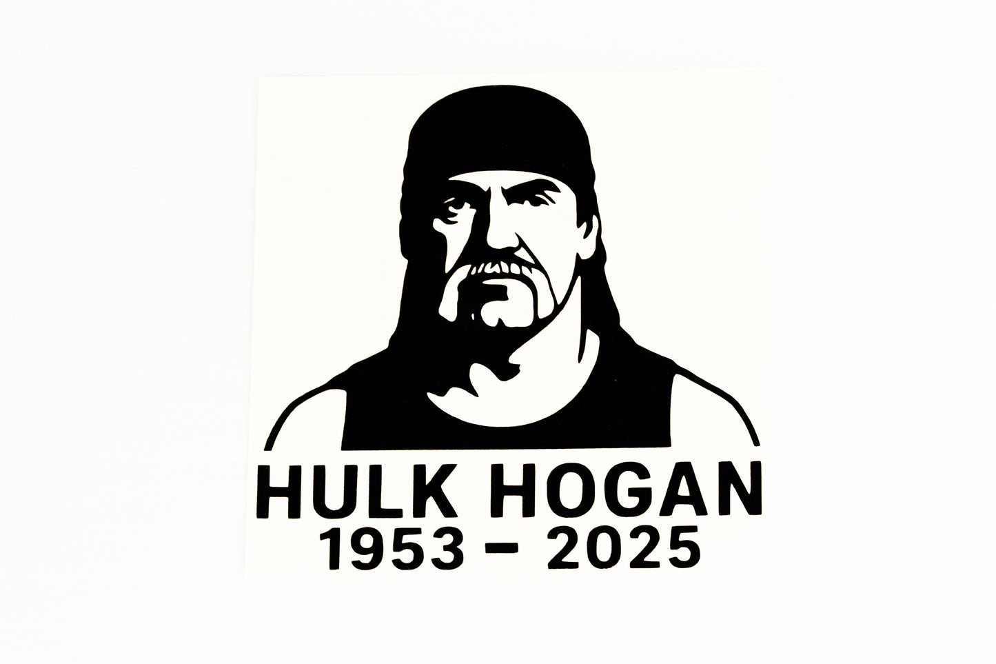 Hulk Hogan Silhouette Wall Laptop Car Bumper Sticker Vinyl Decal - klmarket.uk