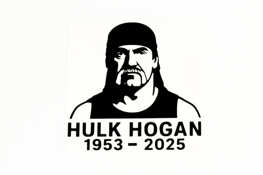 Hulk Hogan Silhouette Wall Laptop Car Bumper Sticker Vinyl Decal - klmarket.uk