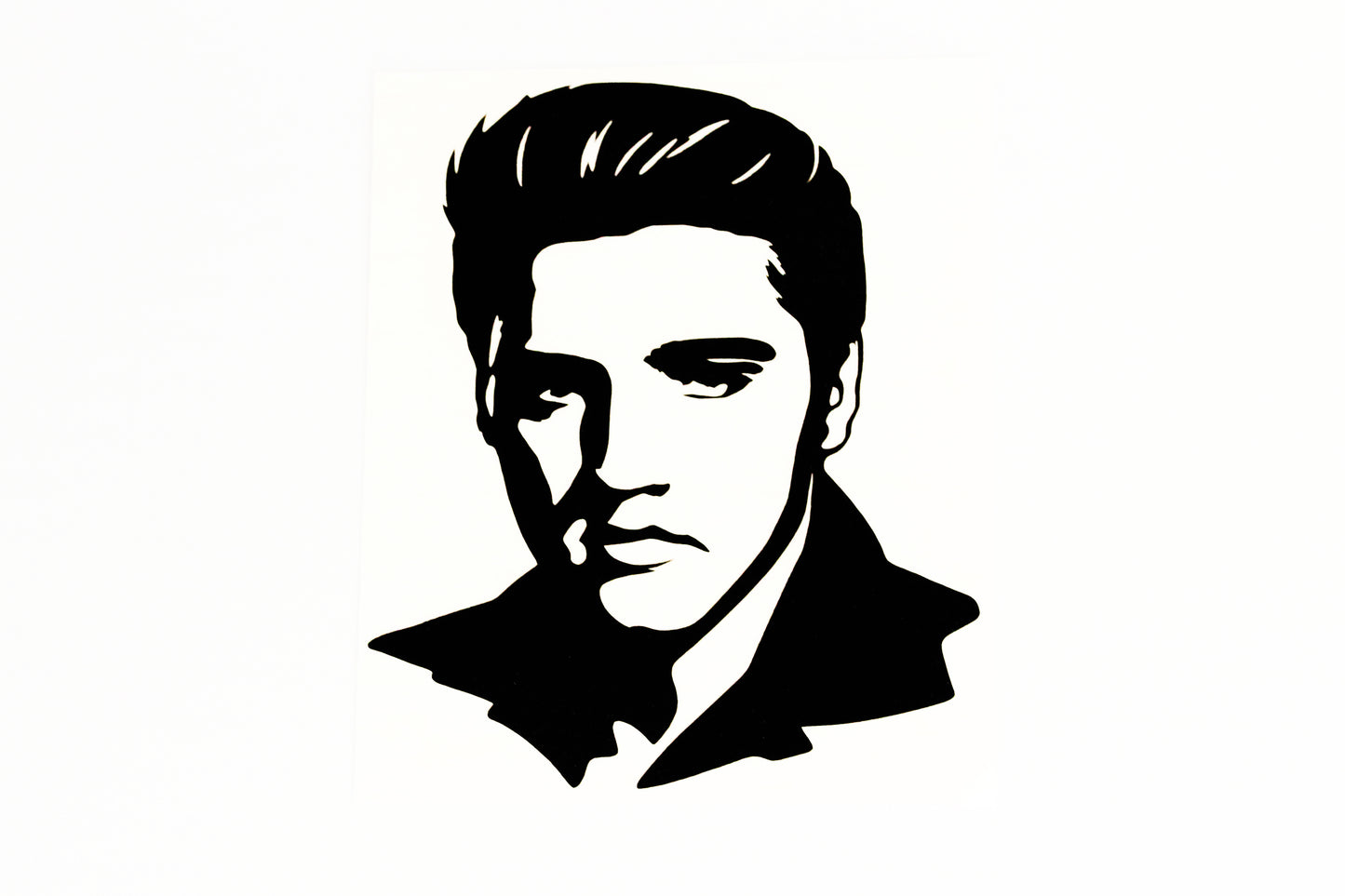 Elvis The King Of Rock N Roll Wall Car Bumper Sticker Vinyl Decal #2 - klmarket.uk
