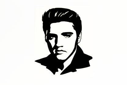 Elvis The King Of Rock N Roll Wall Car Bumper Sticker Vinyl Decal #2 - klmarket.uk