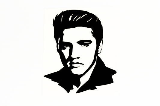 Elvis The King Of Rock N Roll Wall Car Bumper Sticker Vinyl Decal #2 - klmarket.uk