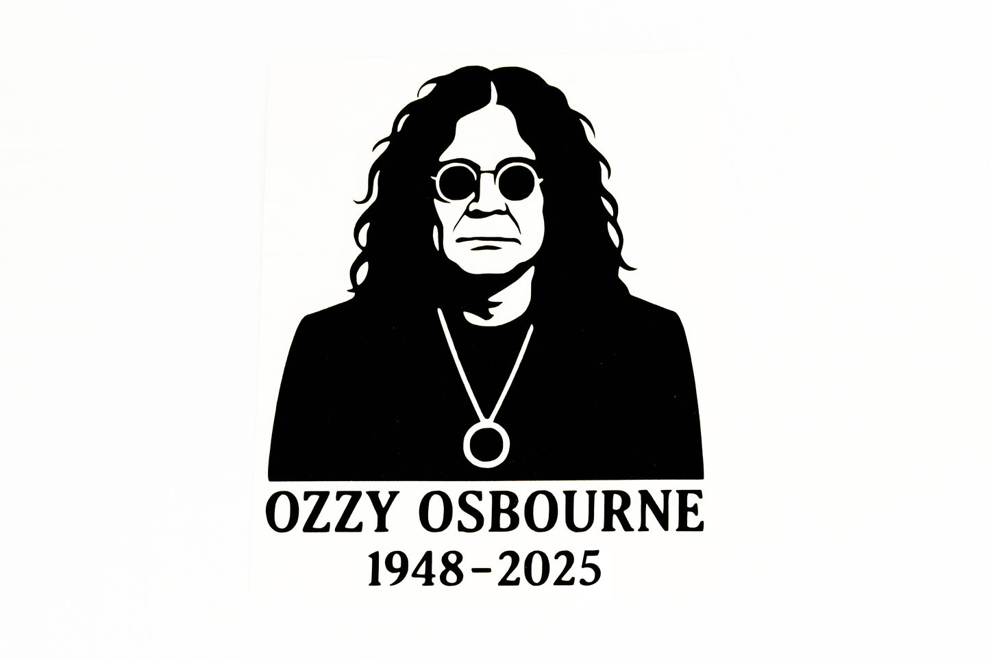 Rock Star Ozzy Osbourne Wall Laptop Sticker Car Bumper Vinyl Decal - klmarket.uk