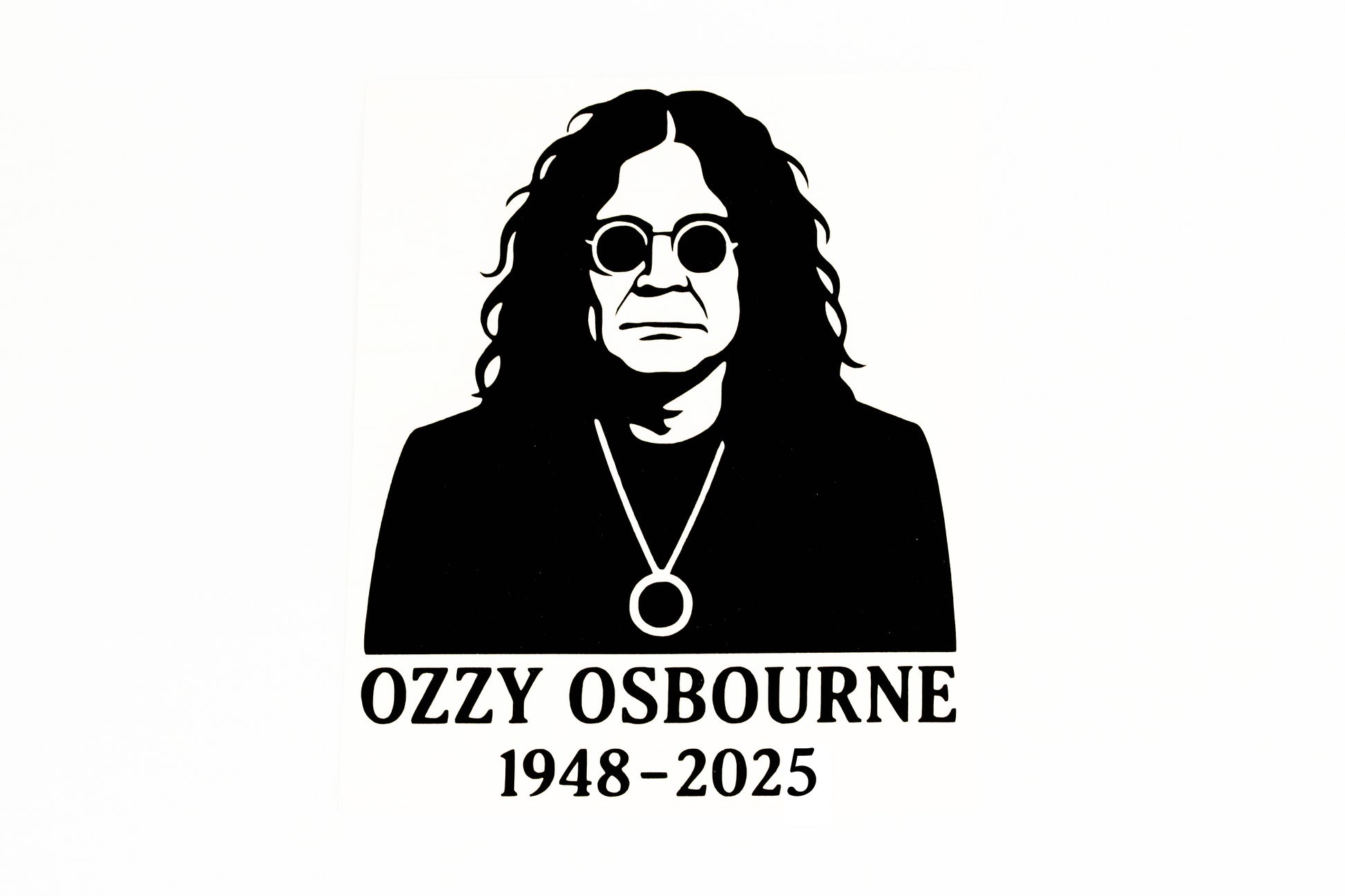 Rock Star Ozzy Osbourne Wall Laptop Sticker Car Bumper Vinyl Decal - klmarket.uk