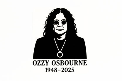 Rock Star Ozzy Osbourne Wall Laptop Sticker Car Bumper Vinyl Decal - klmarket.uk