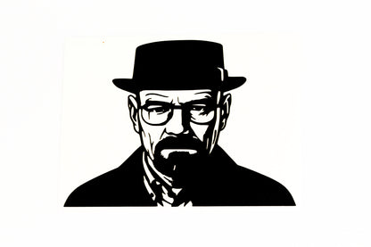 Heisenberg Walter Breaking Bad Car Sticker Bumper Window Vinyl Decal #2 - klmarket.uk