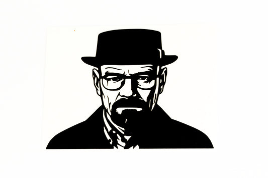 Heisenberg Walter Breaking Bad Car Sticker Bumper Window Vinyl Decal #2 - klmarket.uk