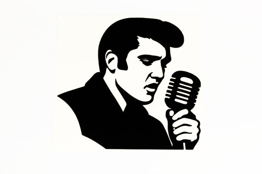 Elvis The King Of Rock N Roll Wall Car Bumper Sticker Vinyl Decal #5 - klmarket.uk