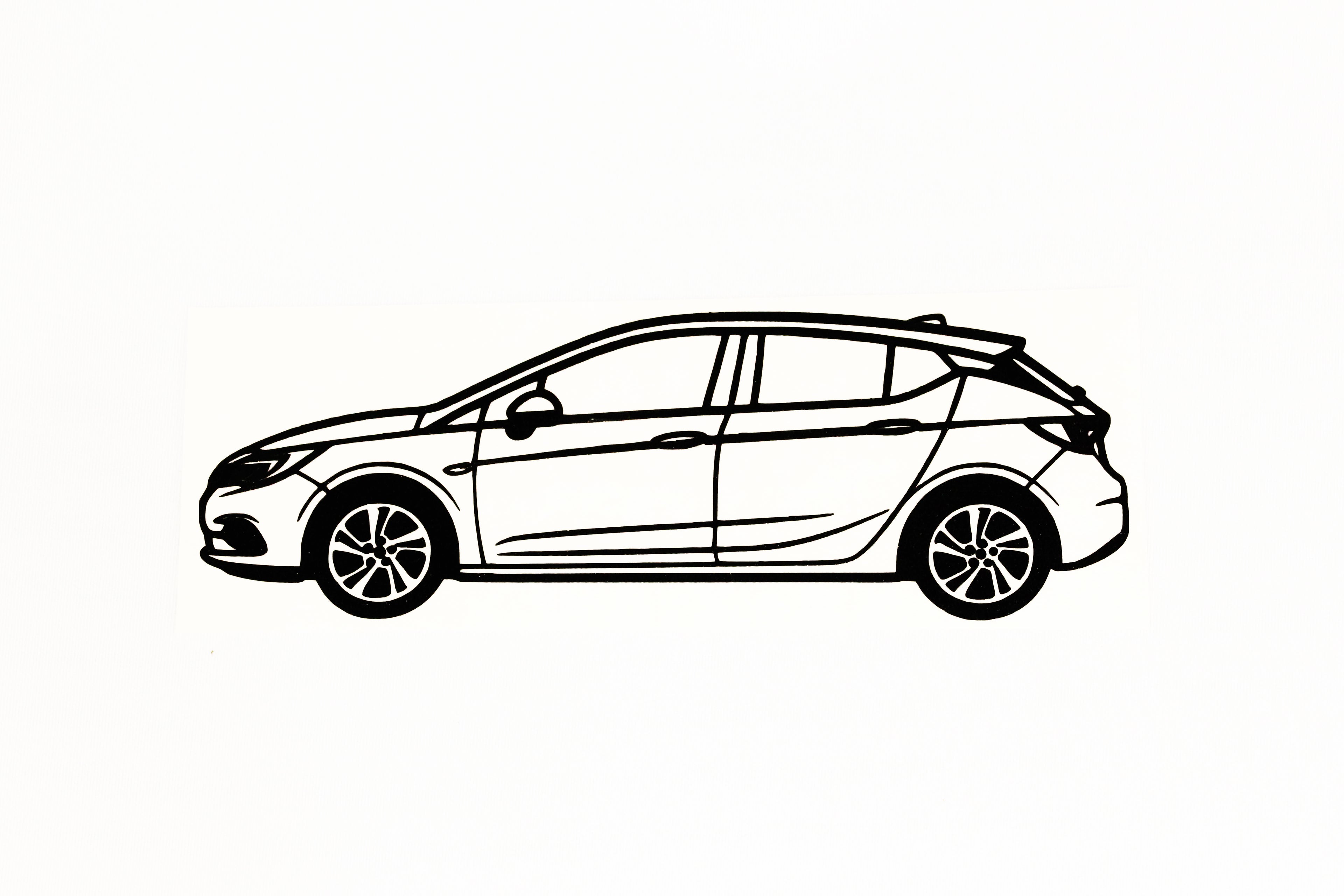 Astra K MK7 Car Bumper & Window Sticker Vinyl Decal Adhesive - klmarket.uk