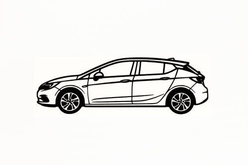 Astra K MK7 Car Bumper & Window Sticker Vinyl Decal Adhesive - klmarket.uk