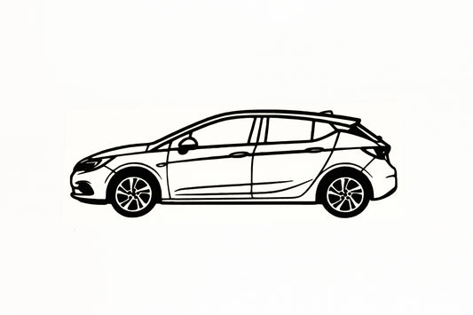 Astra K MK7 Car Bumper & Window Sticker Vinyl Decal Adhesive - klmarket.uk