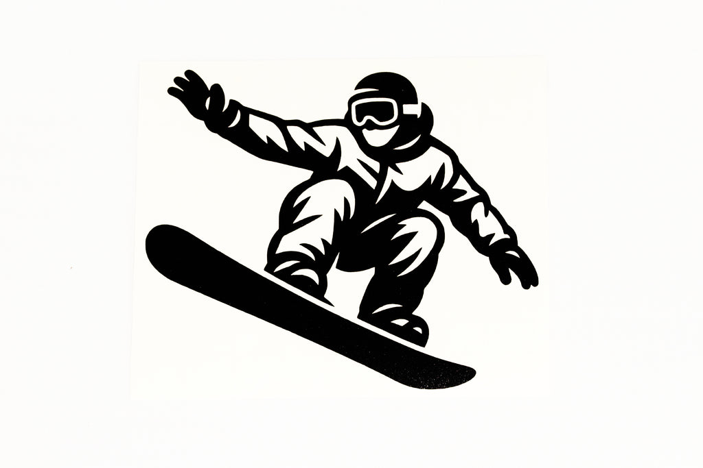 Snowboard Snowboarding Silhouette Car Wall Sticker Bumper Window Vinyl Decal #3 - klmarket.uk