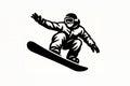 Snowboard Snowboarding Silhouette Car Wall Sticker Bumper Window Vinyl Decal #3 - klmarket.uk