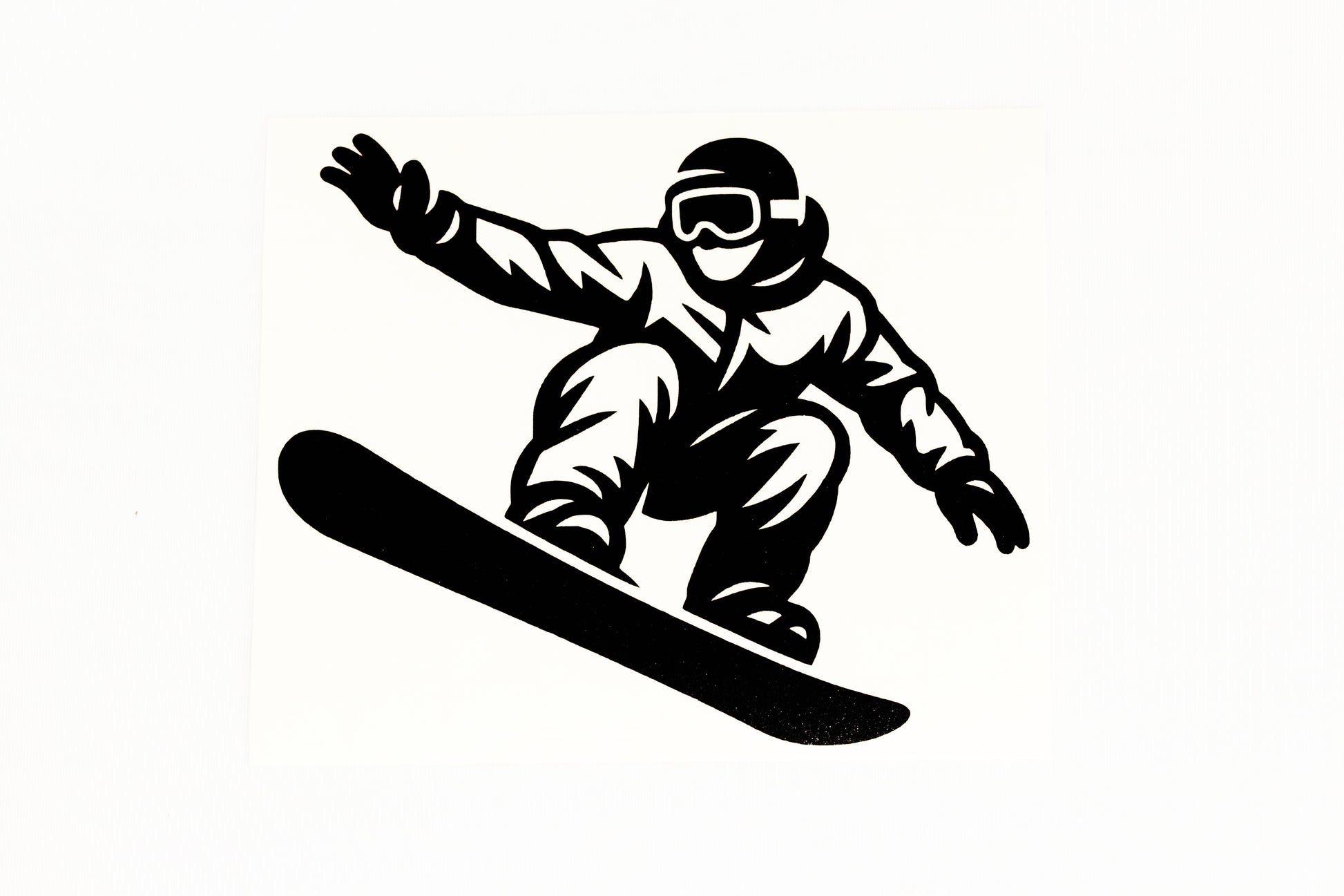 Snowboard Snowboarding Silhouette Car Wall Sticker Bumper Window Vinyl Decal #3 - klmarket.uk