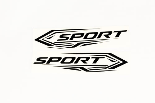 2x SPORT Mirror Strips Stickers Door Handle Bumper Window Vinyl Decals - klmarket.uk