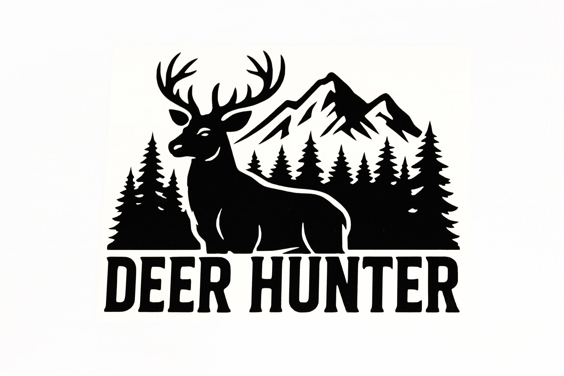 Deer Hunter Bumper Sticker Hunting Car Van Wall Vinyl Decal #3 - klmarket.uk