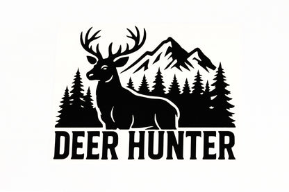 Deer Hunter Bumper Sticker Hunting Car Van Wall Vinyl Decal #3 - klmarket.uk