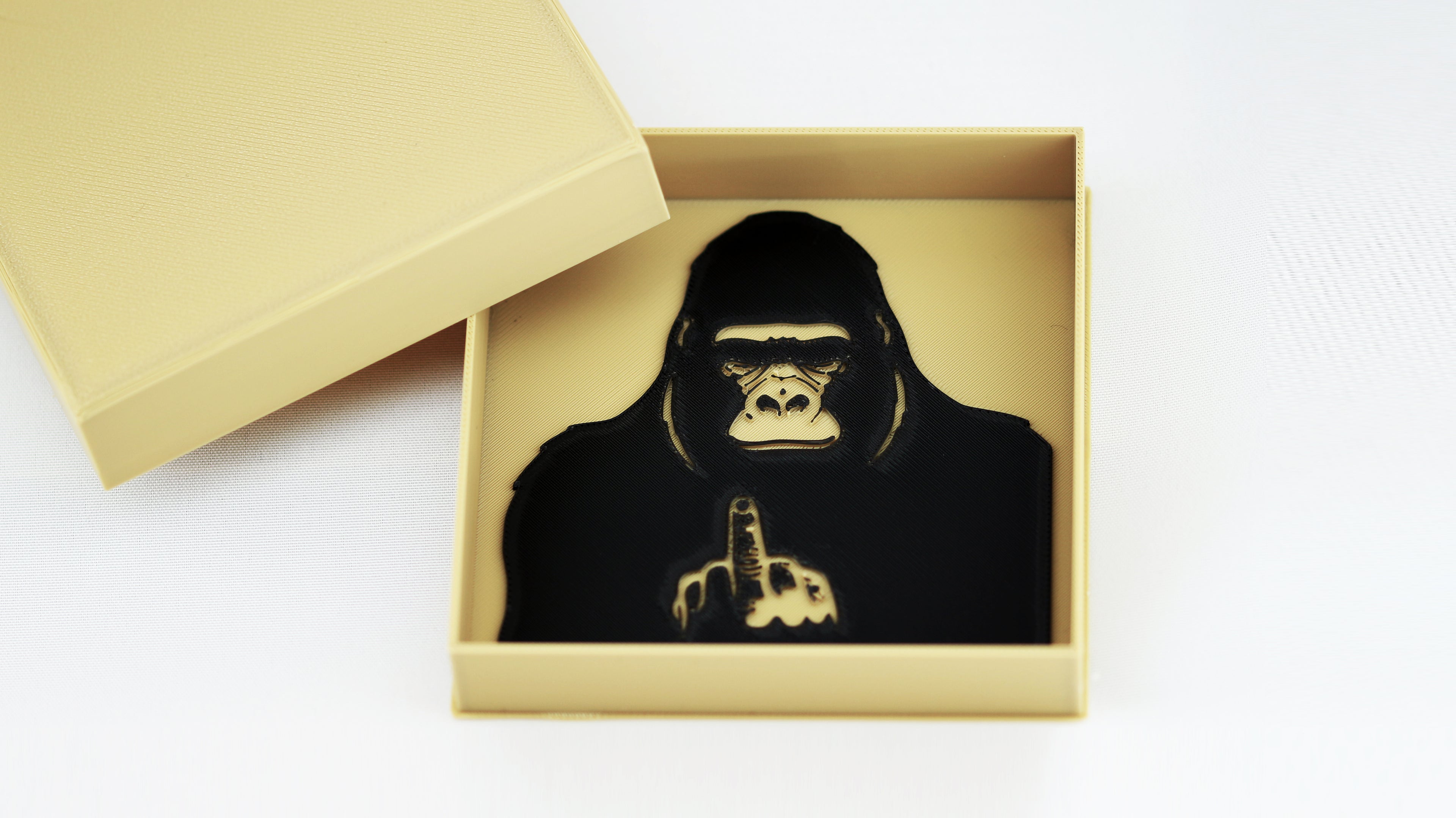 3D Printed Prank Box – Surprise Gorilla with Attitude