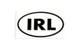 Oval IRL Ireland Country Code Bumper Sticker Window Vinyl Decal - klmarket.uk