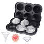 Ice Cube Maker Diamond and Rose Shaped Ice Cubes Modern Silicone Mould - klmarket.uk