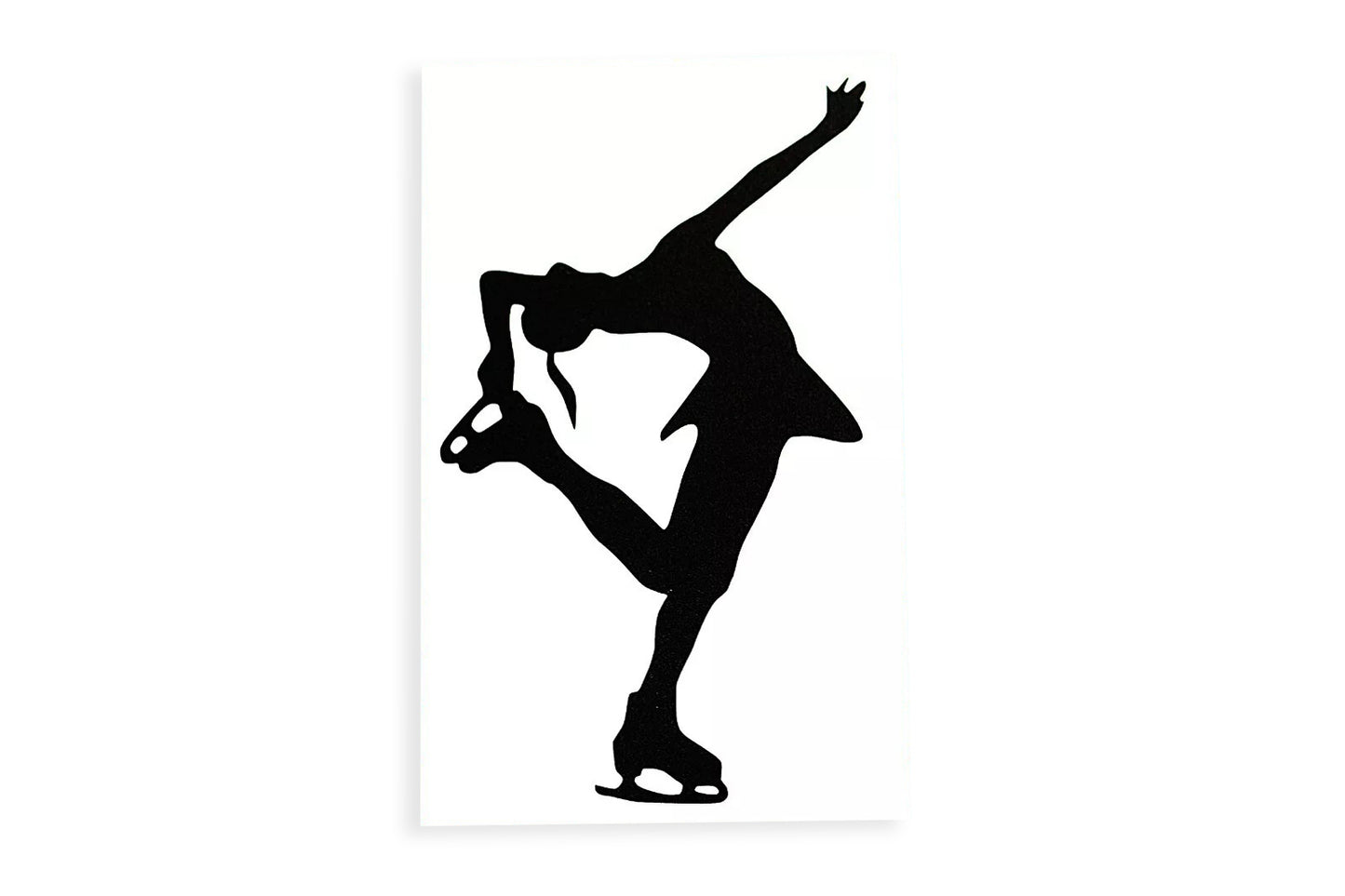 Ice Skating Silhouette Girl Car Wall Sticker - Bumper Window Vinyl Decal #1 - klmarket.uk