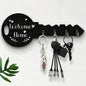 Wooden Key Holder with Hooks - Easy Wall Mount, Space-Saving Organizer for Keys - klmarket.uk