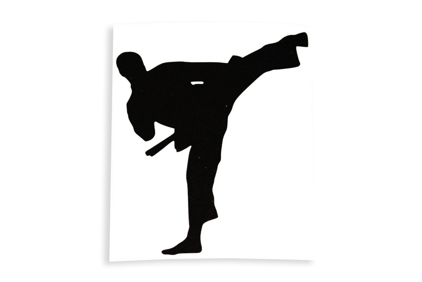 Kickboxer Kick Man MMA Bumper Sticker Window Vinyl Decal - klmarket.uk