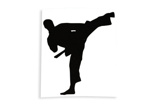 Kickboxer Kick Man MMA Bumper Sticker Window Vinyl Decal - klmarket.uk