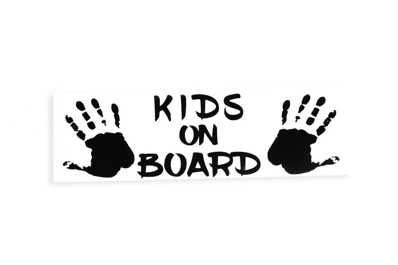 Kids On Board With Palm Print Bumper Sticker Vinyl Decal #4 - klmarket.uk