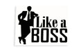 Like a BOSS Car Bumper Sticker Wall Laptop Tailgate Window Vinyl Decal - klmarket.uk