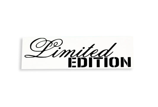 Limited Edition Bumper Sticker Window Vinyl Decal Adhesive #3 - klmarket.uk