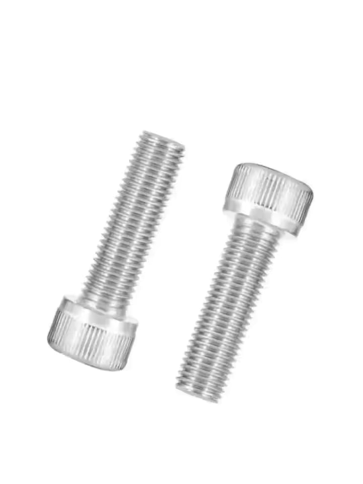 50x M2 2mm x 10mm Hexagon Hex Socket Cap Allen Head Bolt Screw - klmarket.uk