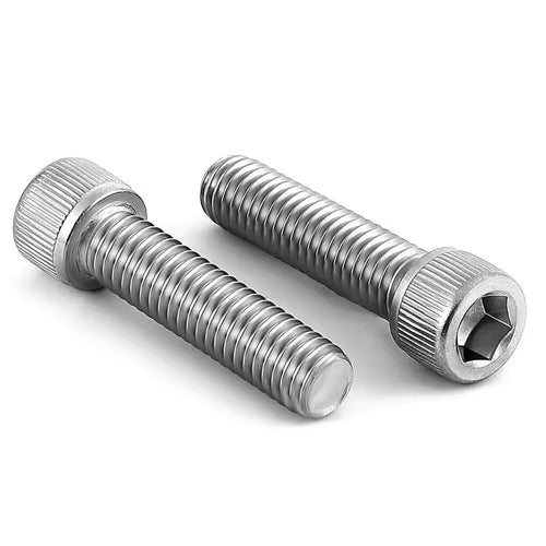 50x M2 2mm x 10mm Hexagon Hex Socket Cap Allen Head Bolt Screw - klmarket.uk