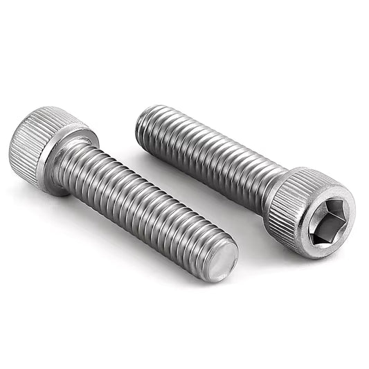 50x M2 2mm x 10mm Hexagon Hex Socket Cap Allen Head Bolt Screw - klmarket.uk