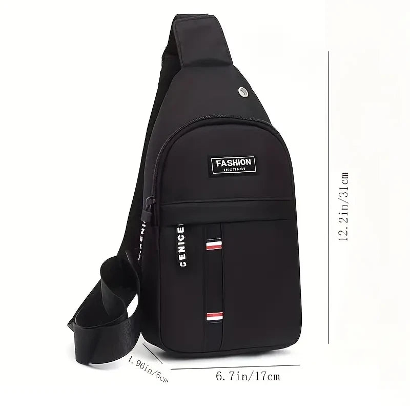 Men's And Women's Small Chest Bag New Fashion Outdoor Multi-functional #2- klmarket.uk