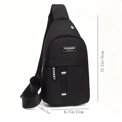 Men's And Women's Small Chest Bag New Fashion Outdoor Multi-functional #2- klmarket.uk