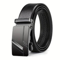 Men's PU Leather Belt Fashion Modern Black Colour #004 - klmarket.uk