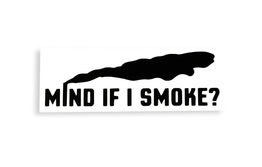 Mind If I Smoke Diesel Car Bumper Sticker SMALL Vinyl Decal  - klmarket.uk