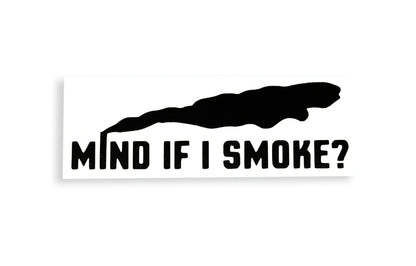 Mind If I Smoke Diesel Car Bumper Sticker SMALL Vinyl Decal  - klmarket.uk