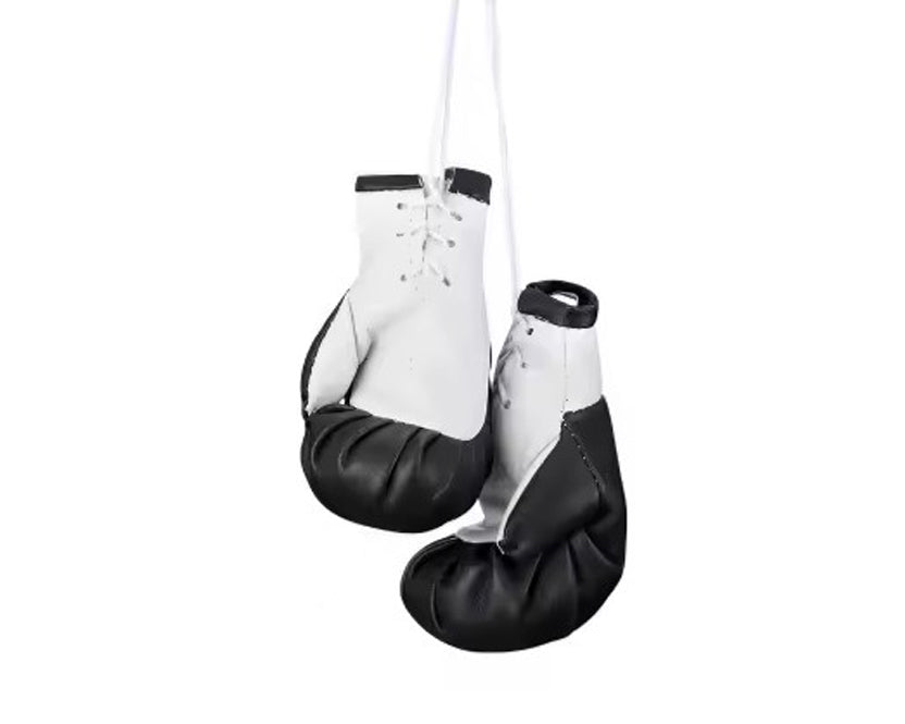 Small Boxing Gloves Car Interior Mirror Ornament Accessories - klmarket.uk