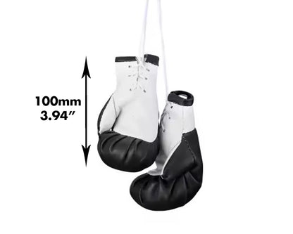Small Boxing Gloves Car Interior Mirror Ornament Accessories - klmarket.uk