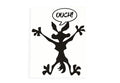 OUCH! Coyote Dent Repair Sticker Funny Vinyl Decal - klmarket.uk
