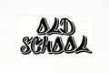 Old School Bumper Sticker Window Decal - klmarket.uk
