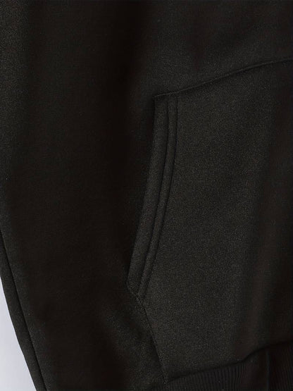 Men's Casual Hooded Jacket Long Sleeve Hoodie Size L for Gym and Sports #5