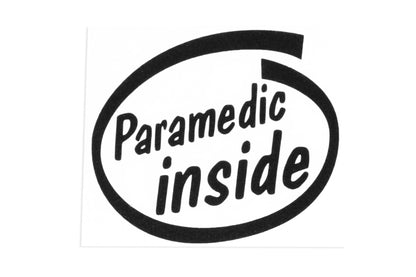 Paramedic Inside Custom Car Bumper Sticker Window Small Vinyl Decal - klmarket.uk