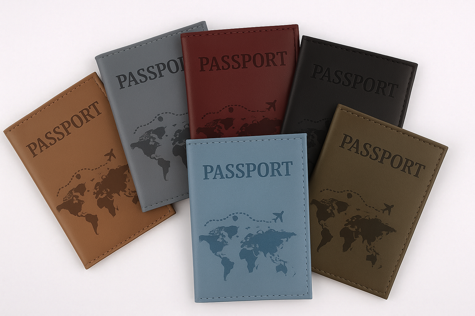 Passport Cover Holder Travel Case Protector #2 - klmarket.uk