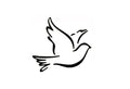Peace Pigeon Laptop Wall Car Bumper Sticker Vinyl Decal - klmarket.uk