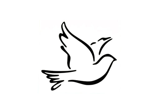 Peace Pigeon Laptop Wall Car Bumper Sticker Vinyl Decal - klmarket.uk