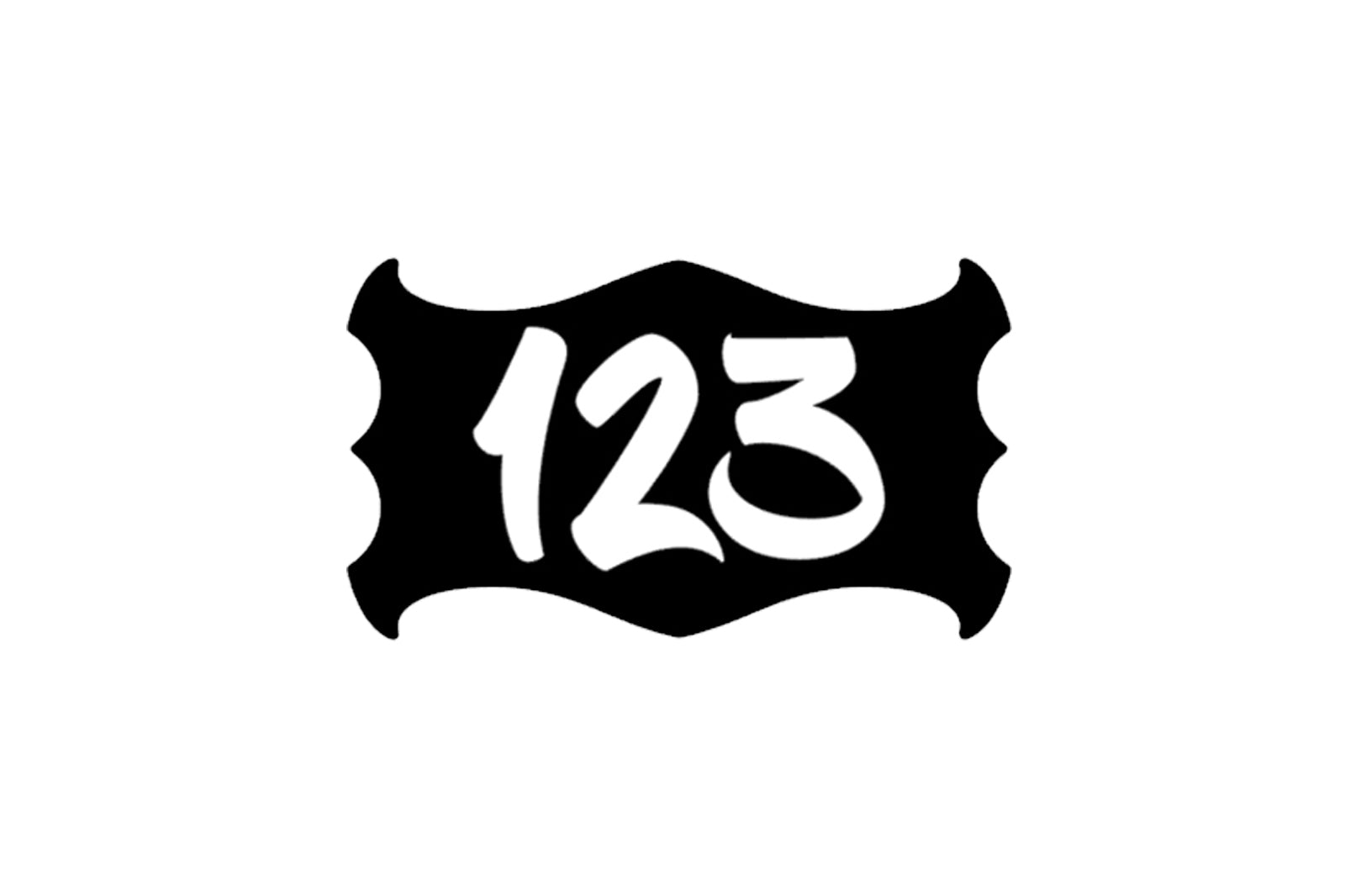 Personalised Door Number Sticker Easy to apply to Home, Office, Apartment Door - klmarket.uk