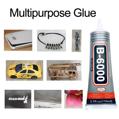 B6000 for PLA PETG 3D Prints Multi-Purpose Clear Strong Glue With Great Adhesion